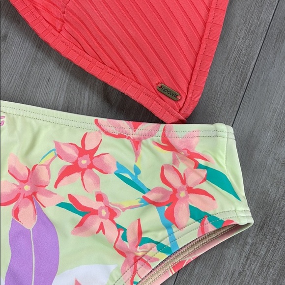 ☀️BILLABONG☀️RIP CURL☀️LOST IN DAYDREAM Premium Surf Banded Fixed Top BIKINI SET - Picture 15 of 15